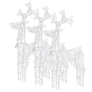 julerensdyr 3 stk. 60x16x100 cm akryl