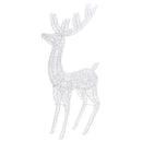 julerensdyr 2 stk. 180 cm 250 LED'er akryl varmt hvidt lys