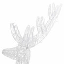 julerensdyr 2 stk. 180 cm 250 LED'er akryl koldt hvidt lys