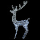 julerensdyr 3 stk. 180 cm 250 LED'er akryl koldt hvidt lys