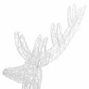 julerensdyr 2 stk. 180 cm 250 LED'er akryl blåt lys