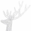 julerensdyr 2 stk. 180 cm 250 LED'er akryl flerfarvet lys
