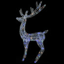 julerensdyr 2 stk. 180 cm 250 LED'er akryl flerfarvet lys
