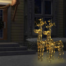 julerensdyr 2 stk. 60x16x100 cm akryl