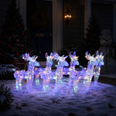julerensdyr 6 stk. 240 LED'er akryl flerfarvet lys
