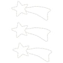 stjerneskud 3 stk. 65x28 cm 48 LED'er varmt hvidt lys