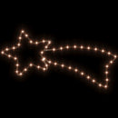 stjerneskud 3 stk. 65x28 cm 48 LED'er varmt hvidt lys