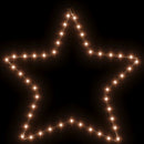 julestjerner 2 stk. 56 cm 48 LED'er varmt hvidt lys
