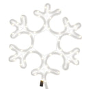 snefnug 3 stk. 27x27 cm med LED-lys varmt hvidt lys