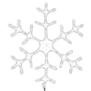 snefnug 3 stk. 59x59 cm med LED-lys varmt hvidt lys