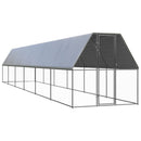 hønsegård 2x12x2 m galvaniseret stål