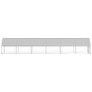 hønsegård 2x12x2 m galvaniseret stål
