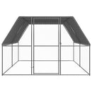 hønsegård 3x4x2 m galvaniseret stål