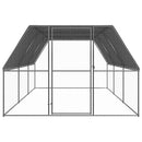hønsegård 3x6x2 m galvaniseret stål