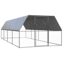 hønsegård 3x8x2 m galvaniseret stål