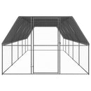 hønsegård 3x10x2 m galvaniseret stål