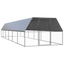 hønsegård 3x12x2 m galvaniseret stål