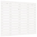 sengegavl 106x3x91,5 cm massivt fyrretræ hvid