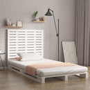 sengegavl 106x3x91,5 cm massivt fyrretræ hvid