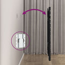 sengegavl 106x3x91,5 cm massivt fyrretræ sort
