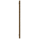 sengegavl 206x3x91,5 cm massivt fyrretræ gyldenbrun