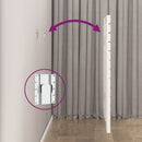 sengegavl 96x3x91,5 cm massivt fyrretræ hvid