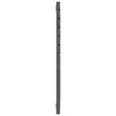 sengegavl 96x3x91,5 cm massivt fyrretræ grå