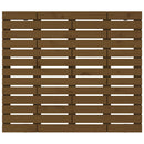 sengegavl 96x3x91,5 cm massivt fyrretræ gyldenbrun