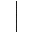 sengegavl 96x3x91,5 cm massivt fyrretræ sort