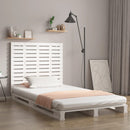 sengegavl 126x3x91,5 cm massivt fyrretræ hvid