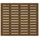 sengegavl 126x3x91,5 cm massivt fyrretræ gyldenbrun