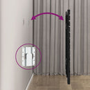 sengegavl 126x3x91,5 cm massivt fyrretræ sort