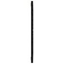 sengegavl 146x3x91,5 cm massivt fyrretræ sort