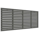 sengegavl 156x3x91,5 cm massivt fyrretræ grå