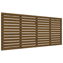 sengegavl 156x3x91,5 cm massivt fyrretræ gyldenbrun
