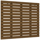 sengegavl 81x3x91,5 cm massivt fyrretræ gyldenbrun