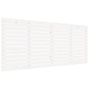 sengegavl 166x3x91,5 cm massivt fyrretræ hvid