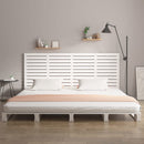 sengegavl 166x3x91,5 cm massivt fyrretræ hvid