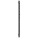 sengegavl 141x3x91,5 cm massivt fyrretræ grå