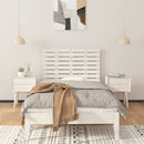 sengegavl 106x3x63 cm massivt fyrretræ hvid