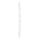 sengegavl 106x3x63 cm massivt fyrretræ hvid