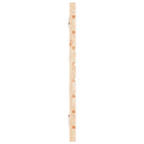 sengegavl 206x3x63 cm massivt fyrretræ