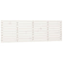 sengegavl 206x3x63 cm massivt fyrretræ hvid
