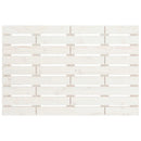 sengegavl 96x3x63 cm massivt fyrretræ hvid