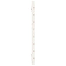 sengegavl 126x3x63 cm massivt fyrretræ hvid