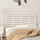 sengegavl 146x3x63 cm massivt fyrretræ hvid