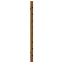 sengegavl 146x3x63 cm massivt fyrretræ gyldenbrun