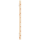 sengegavl 156x3x63 cm massivt fyrretræ