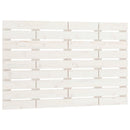 sengegavl 81x3x63 cm massivt fyrretræ hvid