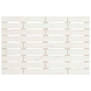 sengegavl 81x3x63 cm massivt fyrretræ hvid